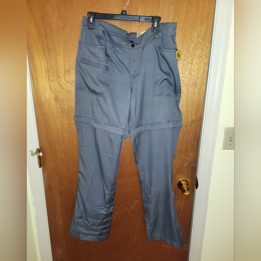 Magellan Womens Fishing Gear Pants, Color Gray, Size Womens Large